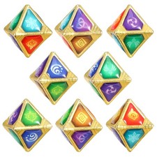 Anime Game GI Genius Invokation TCG Elemental Dice Game Props Accessories Col...