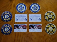 ( 10 Piece ) F.O.P. ACTIVE Member Lot w/ Courtesy Cards - UV Transfer Decals