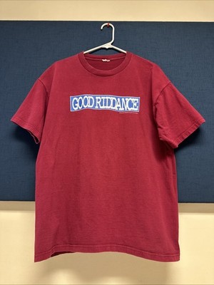 Good Riddance OG Fat Wreck Chords Mailorder Fat Logo Maroon Cinderblock Size XL