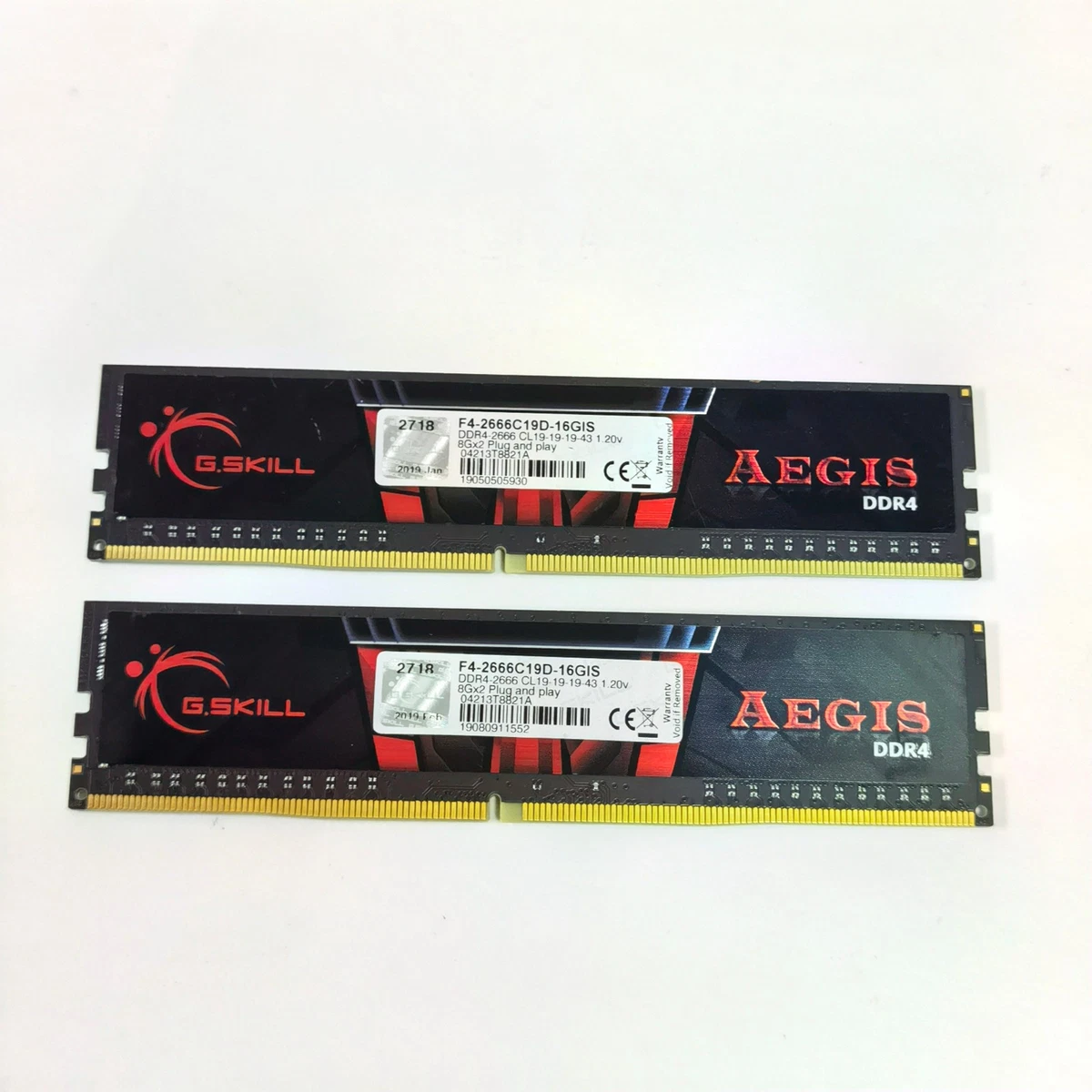 G. SKILL PC4-21300 (DDR4-2666) Bus Speed DDR4 SDRAM Memory (RAM