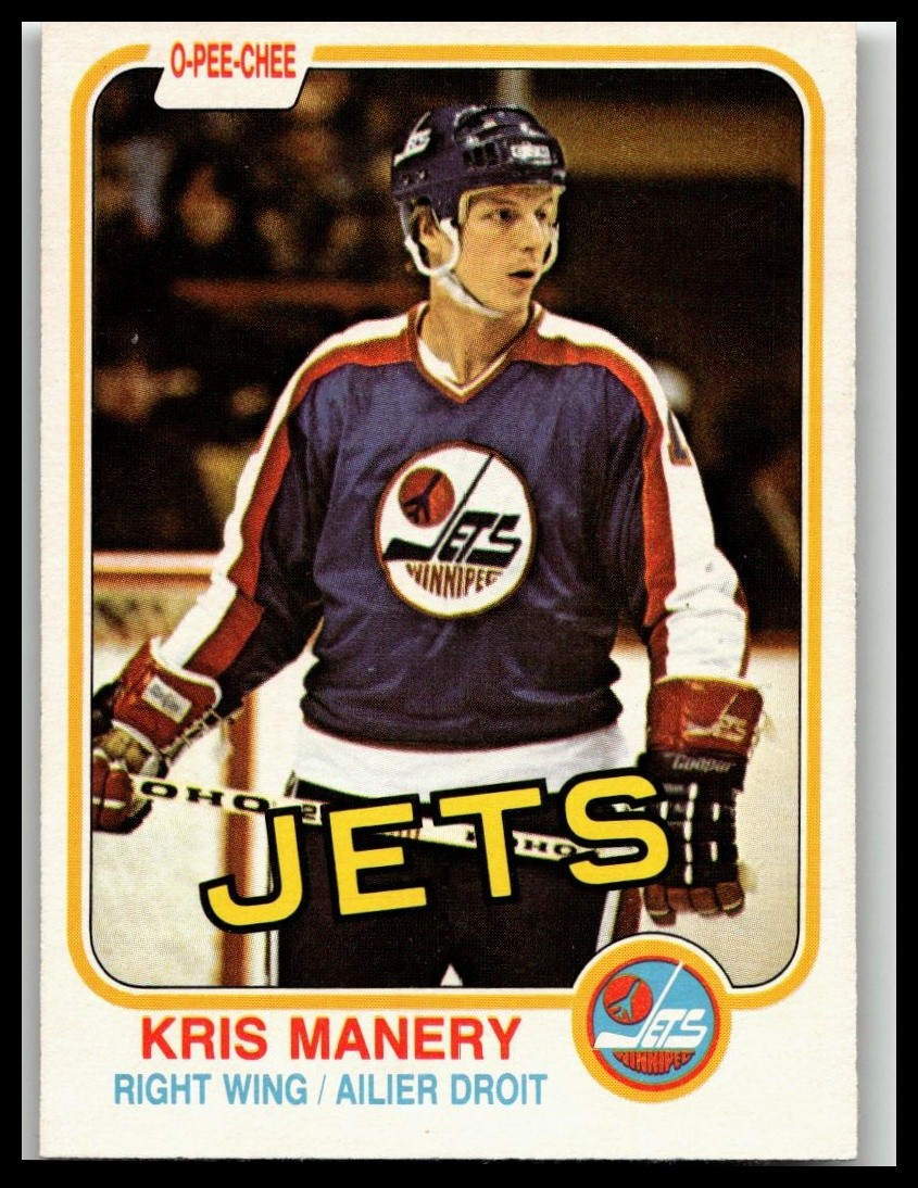 Kris Manery #371 Hockey Cards 1981 O-Pee-Chee trading card — raw and PSA graded price guide