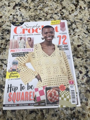 Simply Crochet Magazine Issue 126 June 2023 Illustrated Patterns Yarn Home Decor