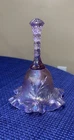 Fenton Art Glass Empress Rose Pink Iridescent Ruffled Bell Thistle Pattern 6.5”