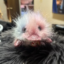 Ty Beanie Boos - PETUNIA the Rainbow Platypus Medium 9-10" NEW MWMTs Stuffed Toy