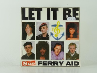 FERRY AID LET IT BE (3) (34) 2 Track 7'' Single including Picture Sleeve THE SUN