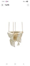 Finn  Emma Handmade Organic Cotton Macrame Baby Swing