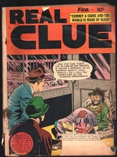 Real Clue Vol. 3 #12 1949-Pre-code crime stories-Clarence Doore art-Con men