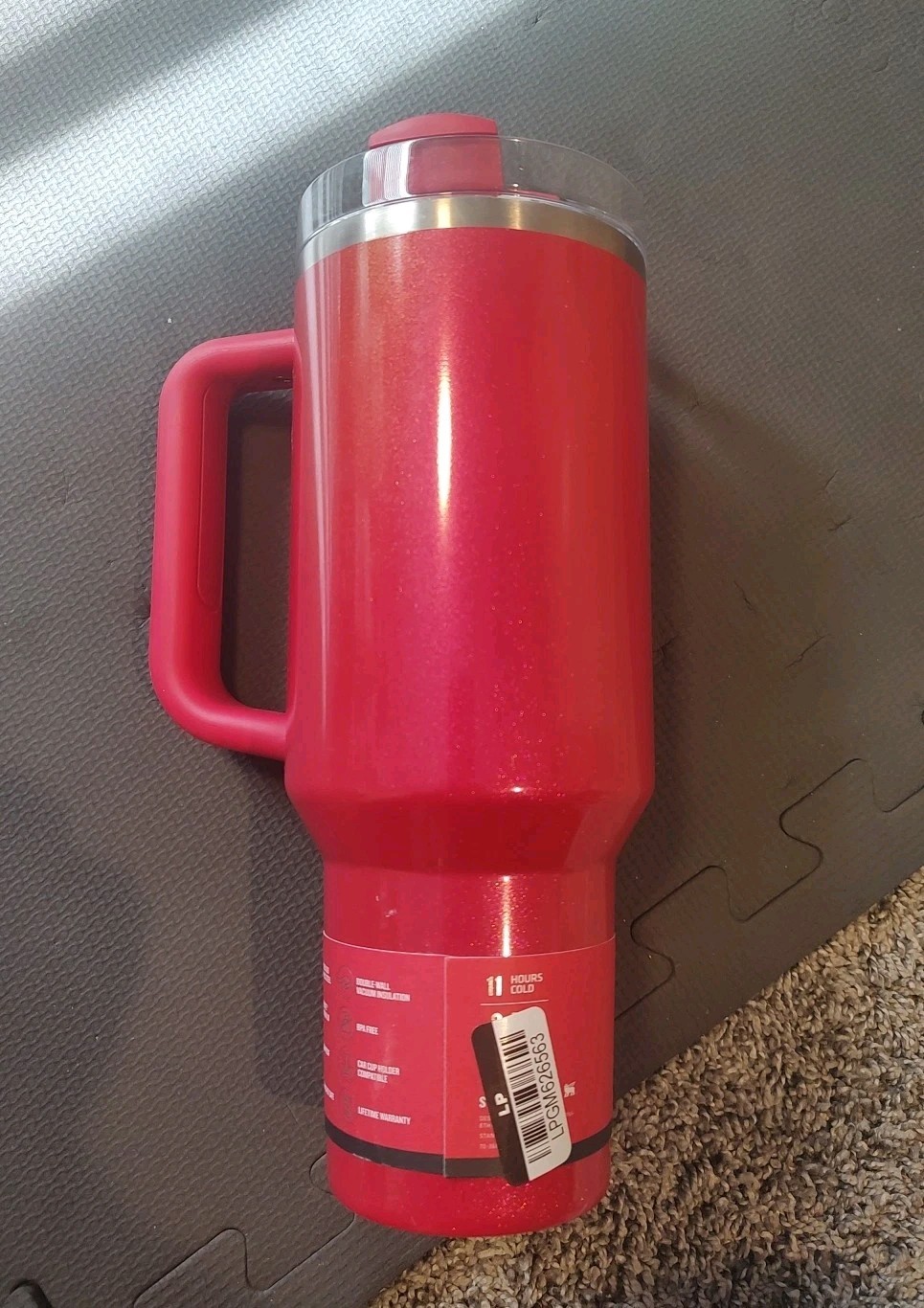 STANLEY 40 oz RED DELICIOUS Elf Stainless Steel Quencher H2.0 FlowState ...