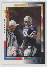 1992 Wild Card Mike Mooney #85 Rookie RC te2. rookie card picture