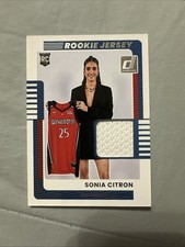 2025 Panini Donruss WNBA #15 Sonia Citron Rookie Jersey Relic Washington Mystics