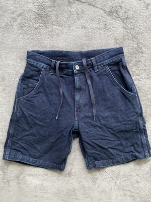Snow Peak Indigo Denim Shorts Men s Small Carpenter Details Japan Rare