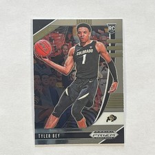 2020 Panini Prizm Draft Picks #35 Tyler Bey Rookie Colorado Card. rookie card picture