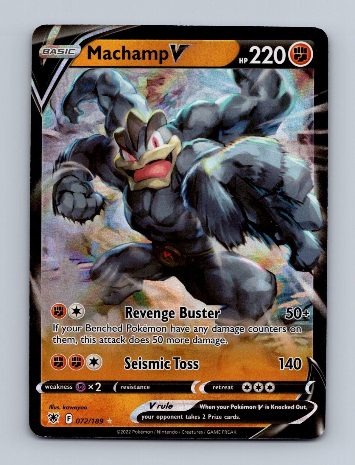 MACHAMP V 072/189 HOLO UR ASTRAL RADIANCE POKEMON NM/M