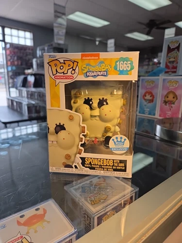Funko Pop! Nickelodeon SpongeBob with the Suds Exclusive #1665 W/ Protector 
