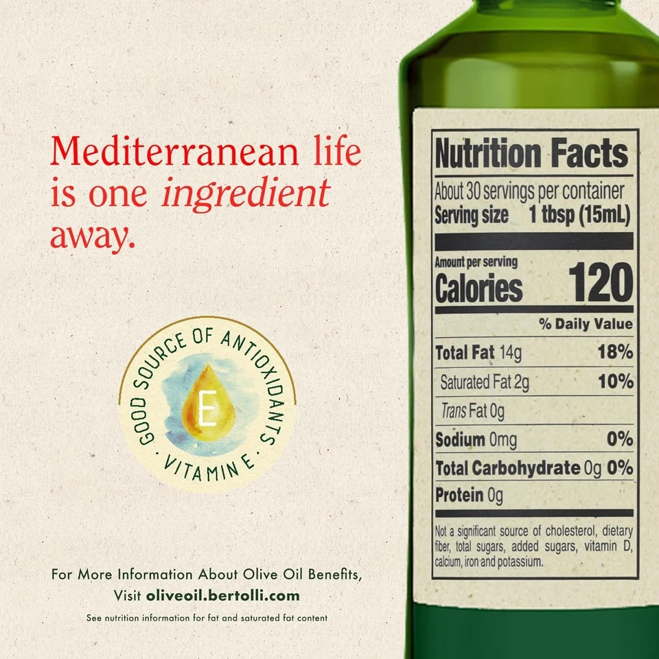 Vestido Bertolli Virgen Extra y Drizz Sabor Intenso, Perfecto para aderezos para ensaladas Foto 2 de 4