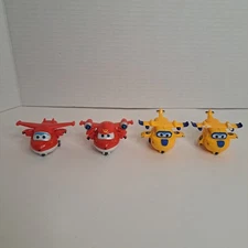 Super Wings Transforming Plane Action Figures Lot of 13 Various Figures 2014