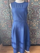 Warehouse Spotlight Blue Dress Size 14 Brand New With Tags