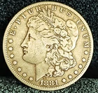 1881 ÇC Morgan Dollar Very Fine in Grade No Problems Semi Key Date