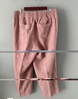 Athleta Maroon Chambray Cabo Linen Wide Leg Pants, Sz 18 — photo 4