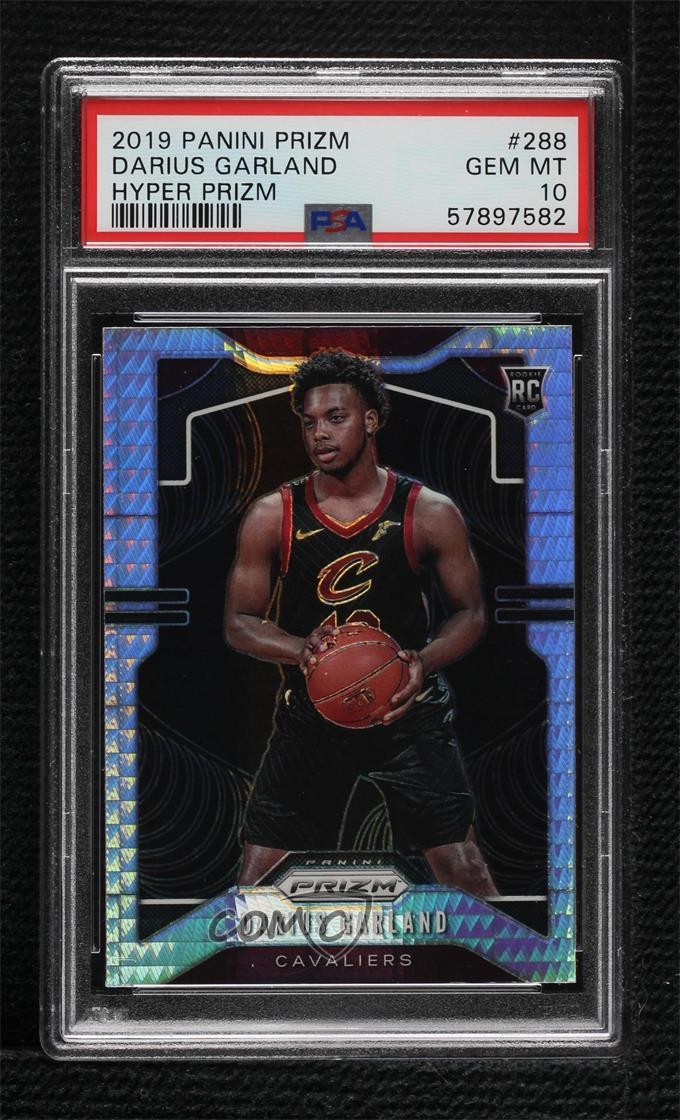 2019-20 Panini Prizm Rookie Hyper Prizm Darius Garland #288 PSA 10 GEM MT 4f5