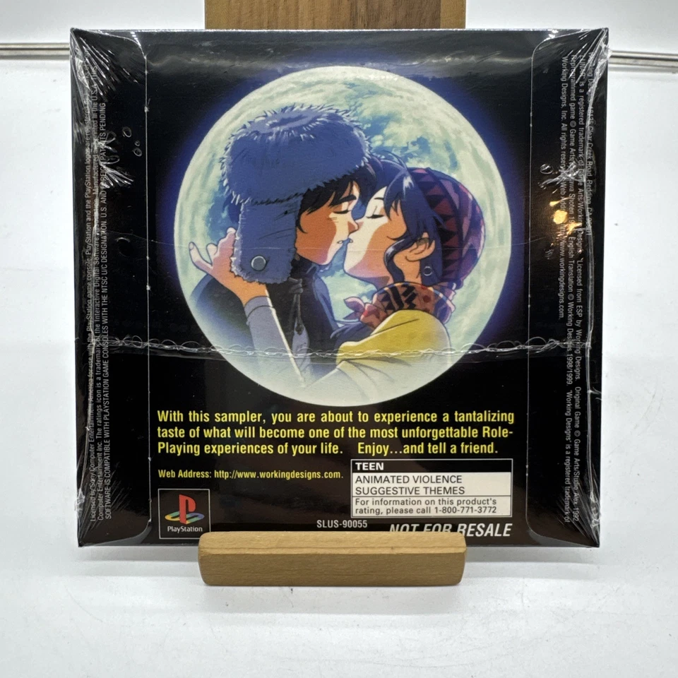 Lunar Silver Star Story Demo Disc- Sony Playstation 1 (PS1)| Sealed - Image 2 of 2