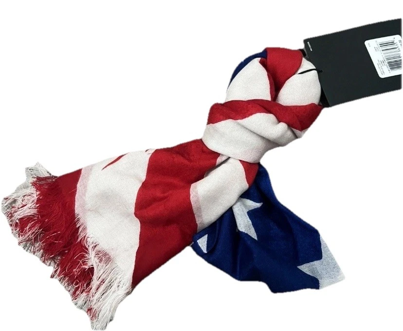 Cachecol de lã Nike Team USA Winter Olympics Victory estrelas e listras OSFM NOVO COM ETIQUETAS US$ 125 - Imagem 4 de 4