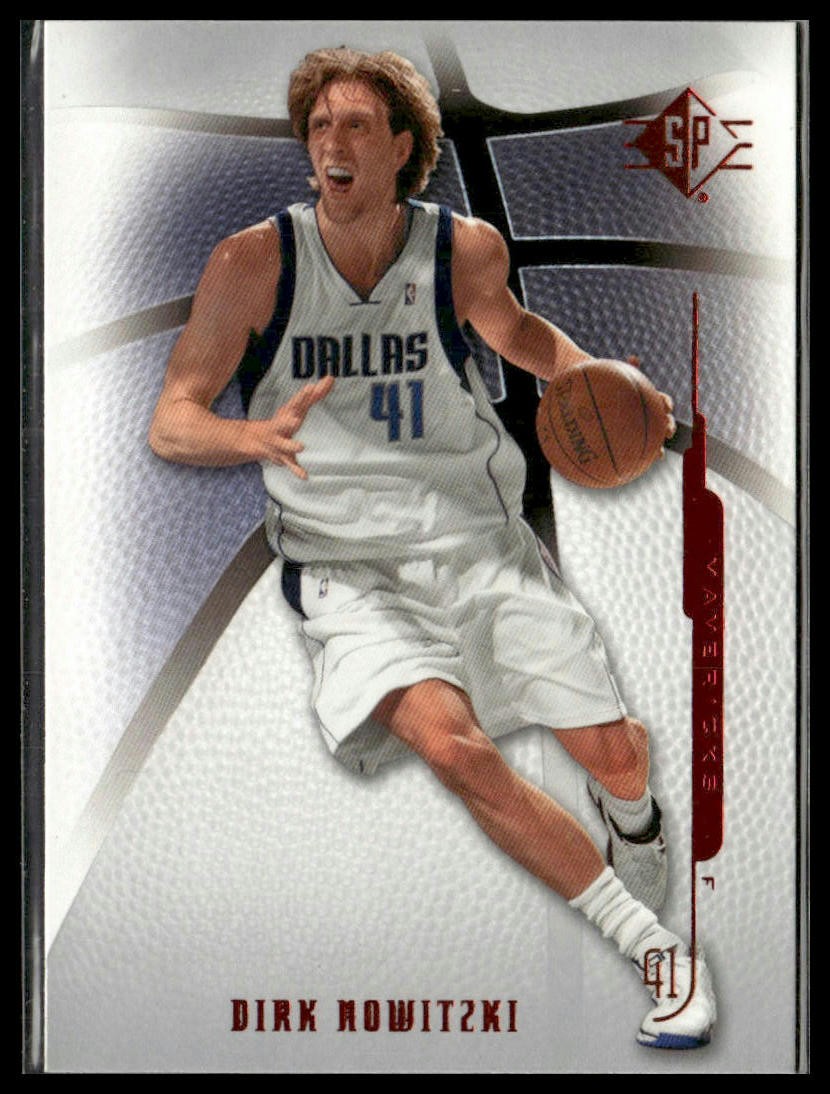 Dirk Nowitzki Retail #65 Basketball Cards 2008 SP Authentic trading card — raw and PSA graded price guide