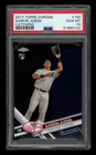 2017 Topps Chrome: #169 Aaron Judge Catching PSA 10 GEM MINT
