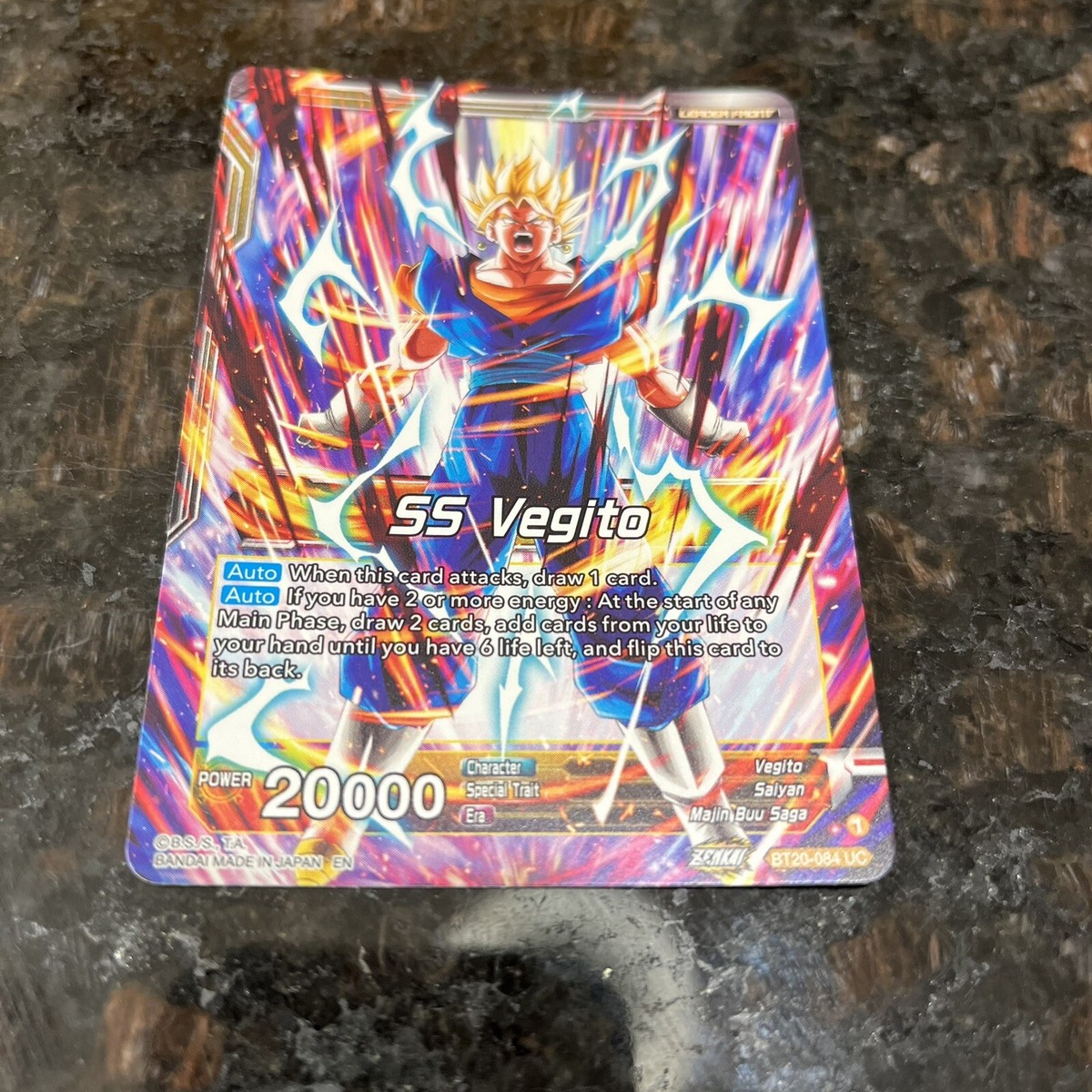 Son Goku & Vegeta Path to Victory BT20-084 Foil Dragon Ball