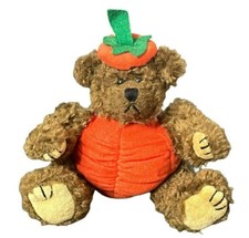 Jointed Teddy Bear Lovey Halloween Pumpkin Costume 7.5" Plush Stuffed Animal Toy