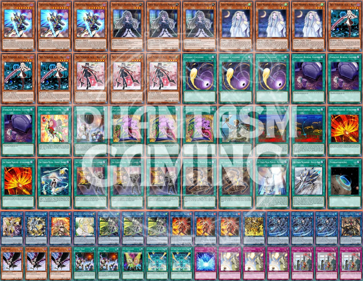 Sky Striker Deck Accesscode Talker Shizuku Kaina D.D. Crow Yugioh