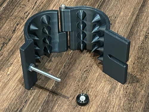 Spiked Round Cock Crusher Cage CBT Domme Gay Penis Balls Torture Device