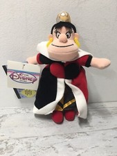 Disney Store Queen Of Hearts Bean Bag Plush Alice In Wonderland W/ Tags. WORKS