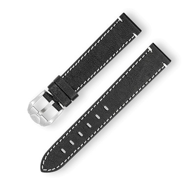 Cinturino in pelle LiteHide™ nera da 14 mm - S141221 Cinturino in pelle LiteHide™ nera da 14 mm - S141221