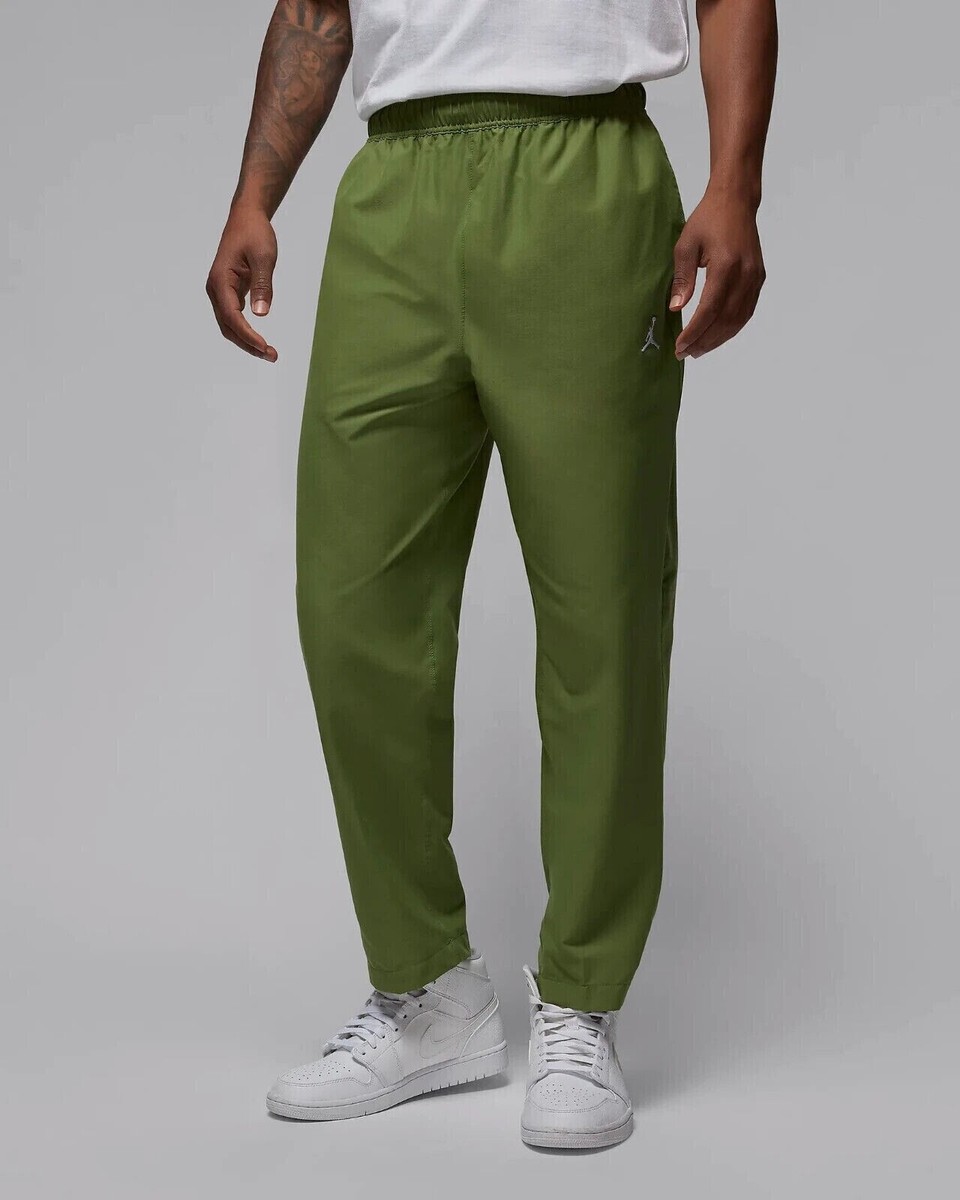 Nike Jordan Essentials Pants Mens M Olive Green Joggers FB7305 340