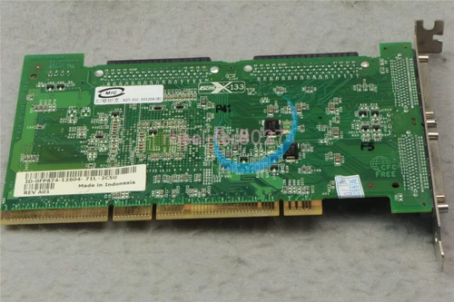 1PCS Used FP874 Dell Adaptec Ultra U320 PCIx Dual SCSI RAID Card ASC-39320A