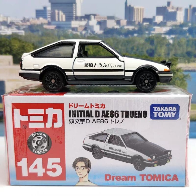 TOMICA INITIAL D AE86 145 TRUENO SCALE TOMICA SERIES CAR TOYS