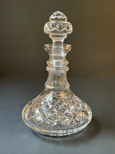 Vintage Waterford Crystal Decanter - Beautiful Mid Century wStopper Unsigned