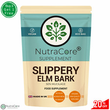 Image of Slippery Elm Bark Capsules 5500mg (50% Mucilage)-100% Natural & Vegan-90Capsules