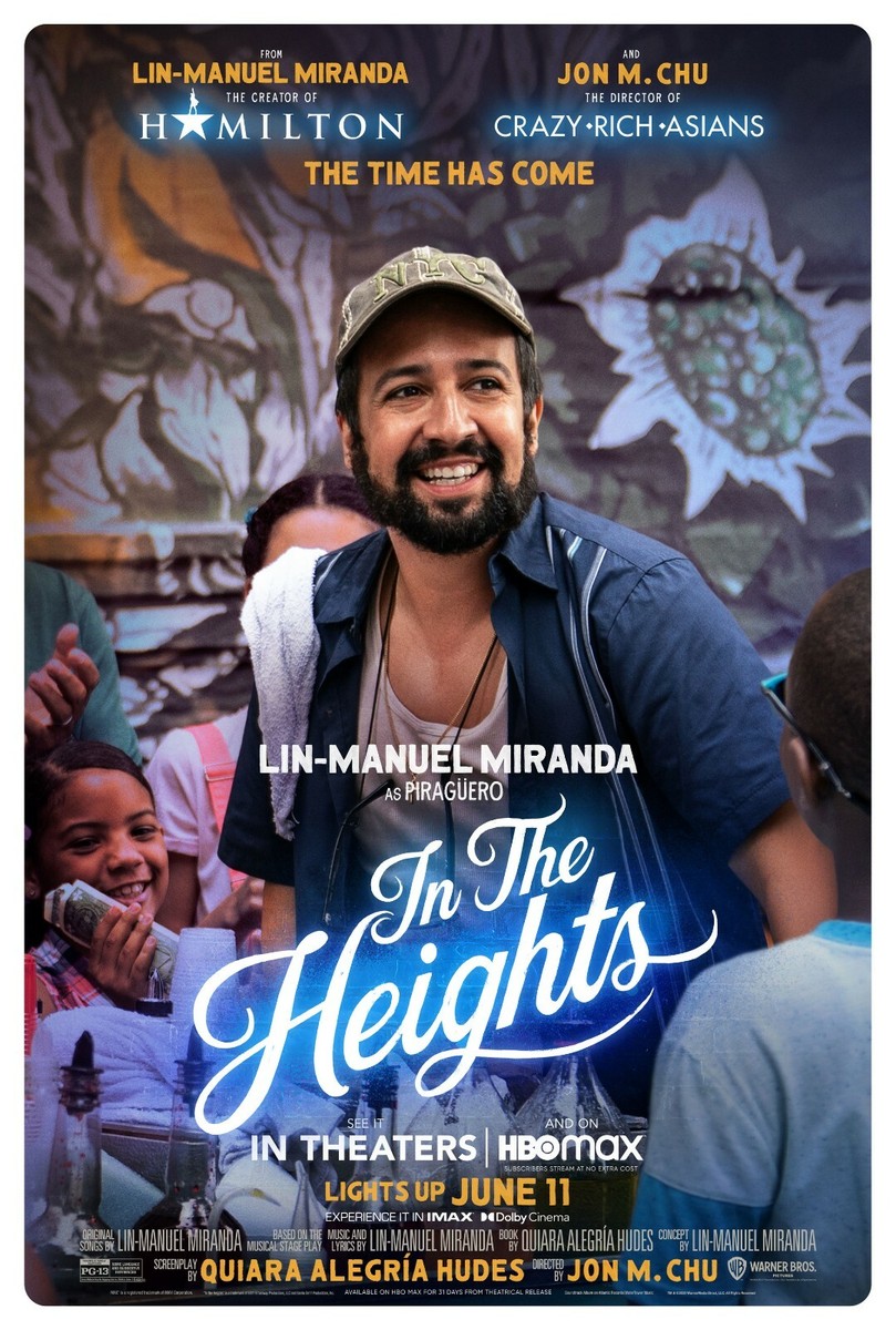 In The Heights movie poster (m) 11 x 17 inches Lin Manuel
