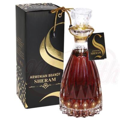 0,5 L Armenischer Brandy Sheram armenien 10 Jahre gereift Geschenkverpackung
