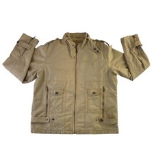 Vintage Levi's Cotton Khaki Jacket Xl 80s 90s Rare Red Label Rivets Rugged Work