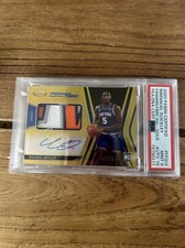 2020 Certified Freshman Fabrics Auto Gold /10 Immanuel Quickley PSA 9/10 POP 1
