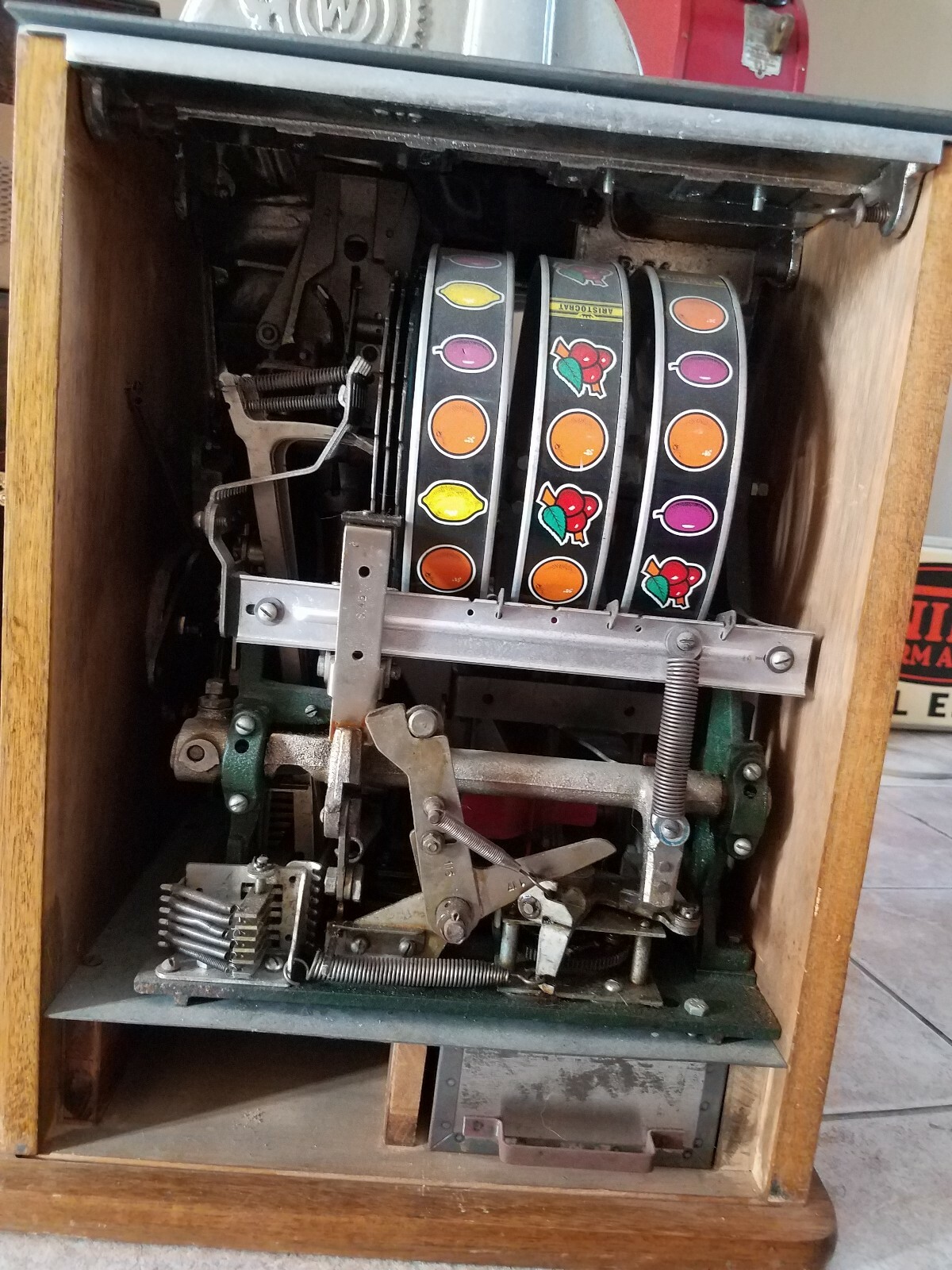 Antique Repop Watling Rol A Top Slot Machine Coin Operated Parts or