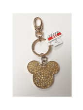 Disney Metal Bling Mickey Mouse Icon Bag Charm Keychain