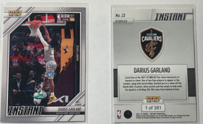 DARIUS GARLAND - 2021-22 PANINI INSTANT NBA ALL-STARS #23 TEAM LEBRON - 1 Of 381