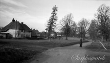 Old B/W Photo Negative East Grafton Village Scene 1949 + Copyright M132