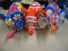 POP ART SOFT 10" Elephant MIGHTY LOVEY BOLT TIGER BNHH