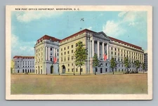 Post Office Washington DC Postcard
