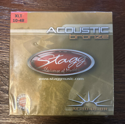Stagg Extra Light XLT 10-48 AC-1048-BR Bronze Strings Acoustic Guitar